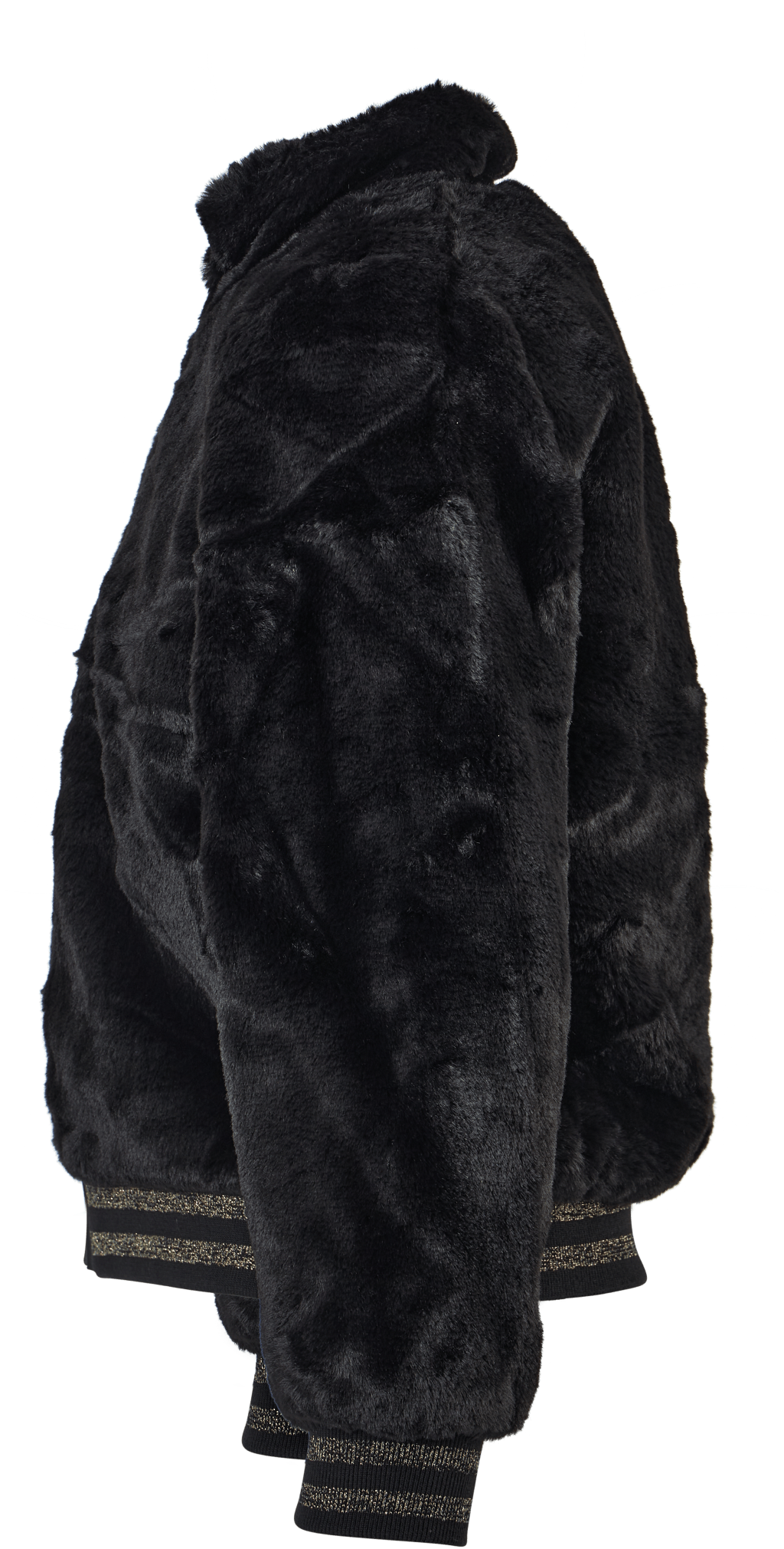Nkfmanette Faux Fur Bomber Jac Black - Bild 2