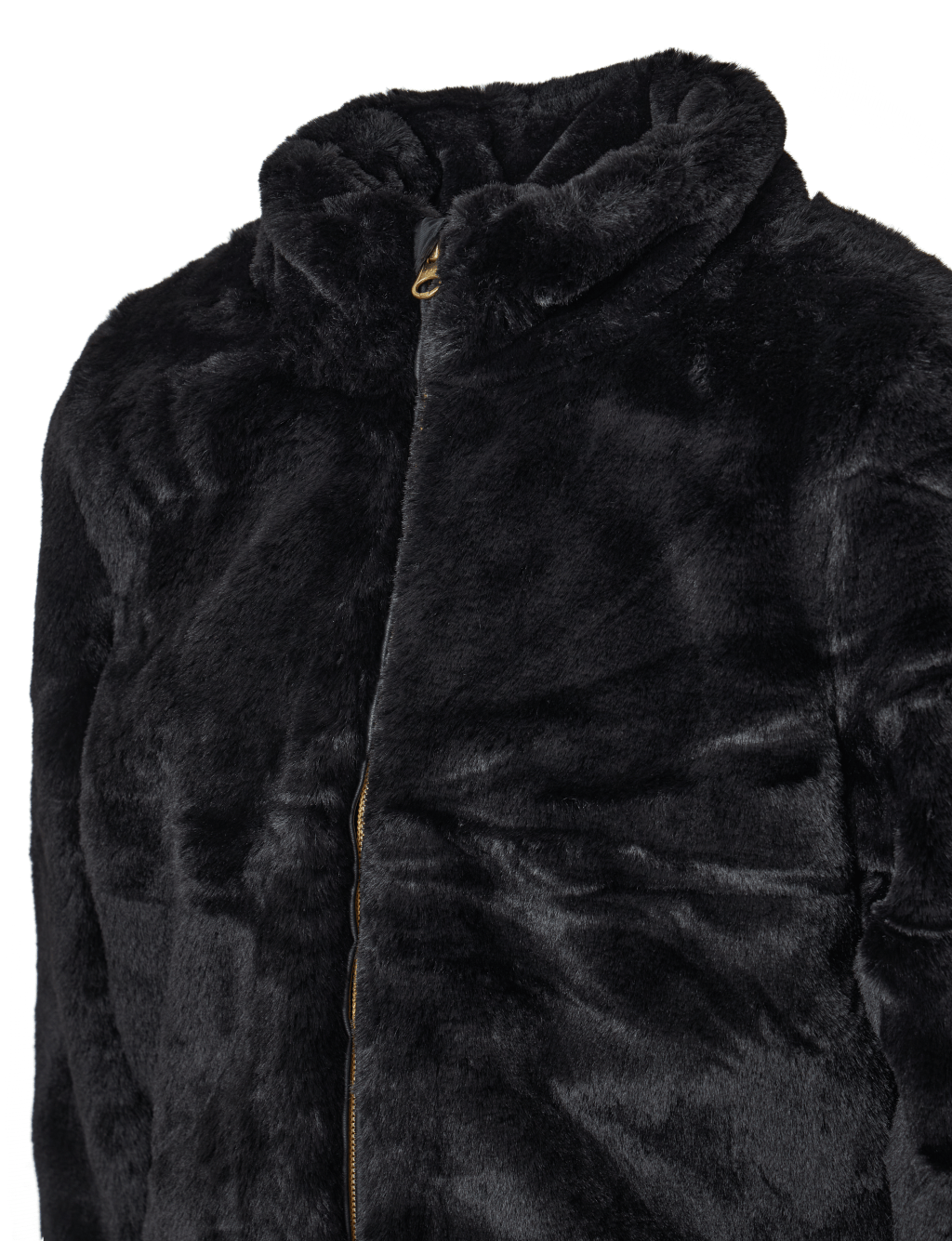 Nkfmanette Faux Fur Bomber Jac Black - Bild 4