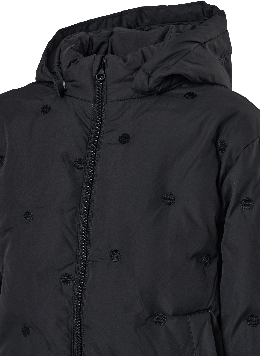 Nkfmabel Long Down Jacket Black - Bild 4