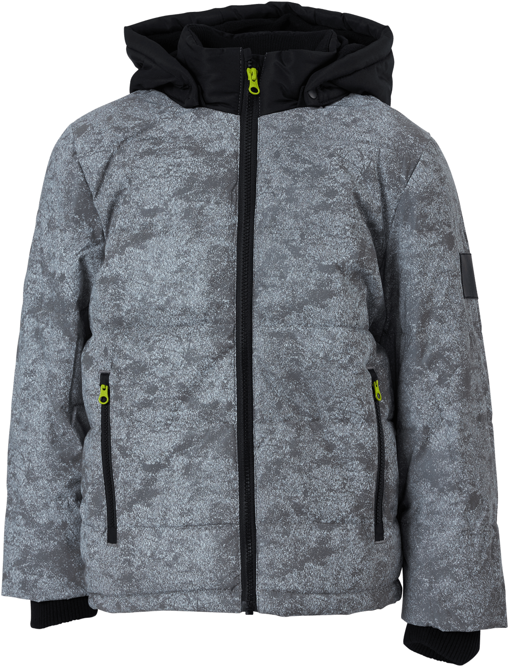 Nkmmike Reflective Jacket Frost Gray, Unisex, Kläder, jackor, Grå, 146