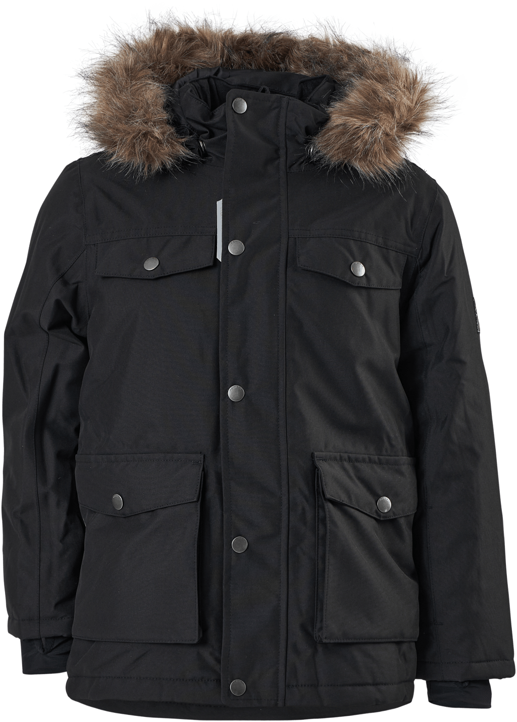 Nkmsnow10 Jacket Black 4fo Black, Unisex, Kleding, jassen, Zwart, 128