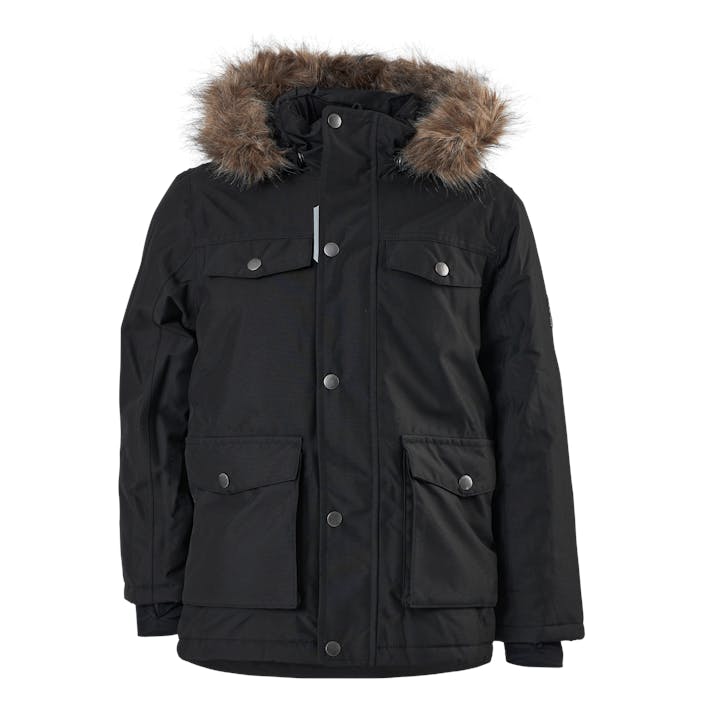 Nkmsnow10 Jacket Black 4fo Black, Unisex, Apparels, jackets, Black, 152