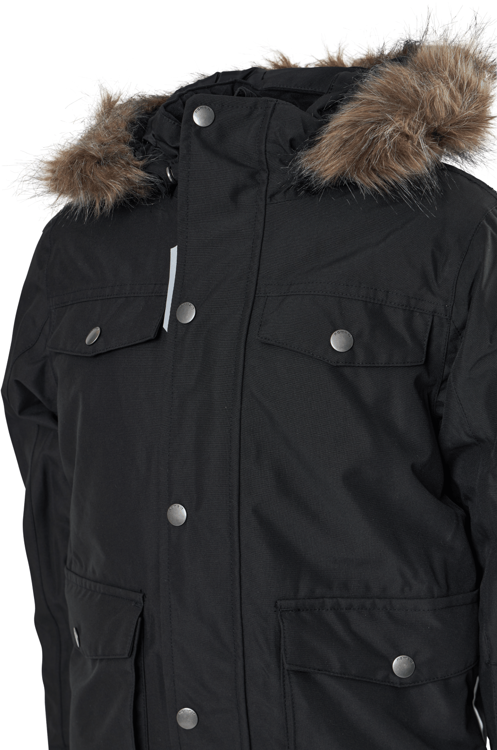 Nkmsnow10 Jacket Black 4fo Black - Bild 4