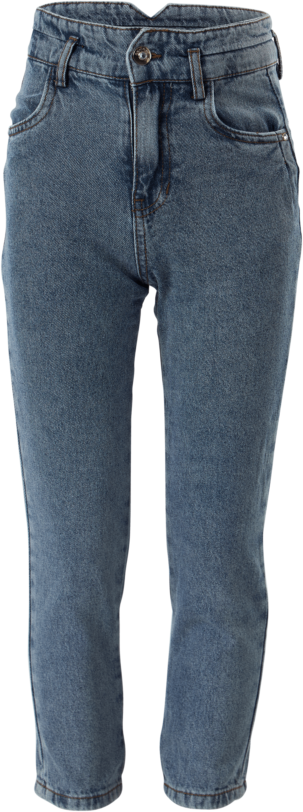 Nkfbella Dnmatamy Hw An Mom Pa Light Blue Denim, Unisex, Klær, Bukser, Blå, 134