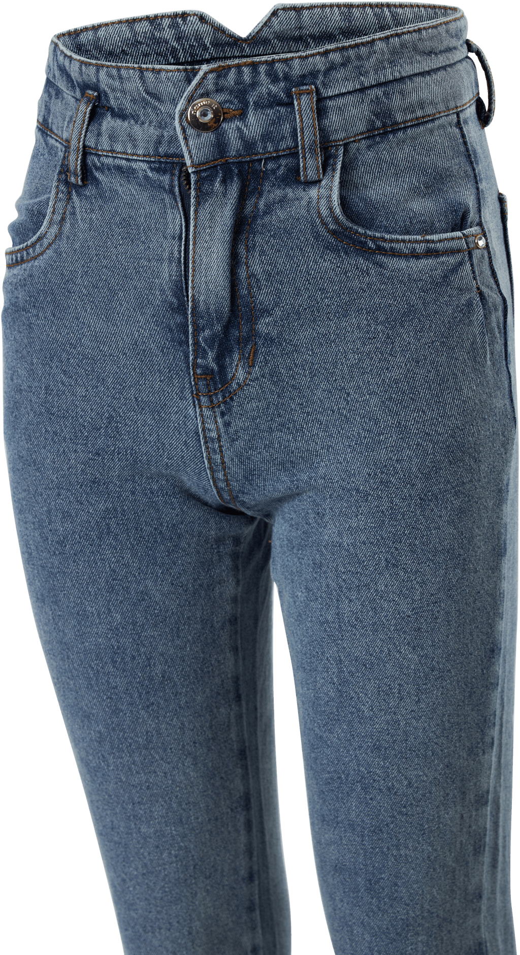 Nkfbella Dnmatamy Hw An Mom Pa Light Blue Denim - Bild 4