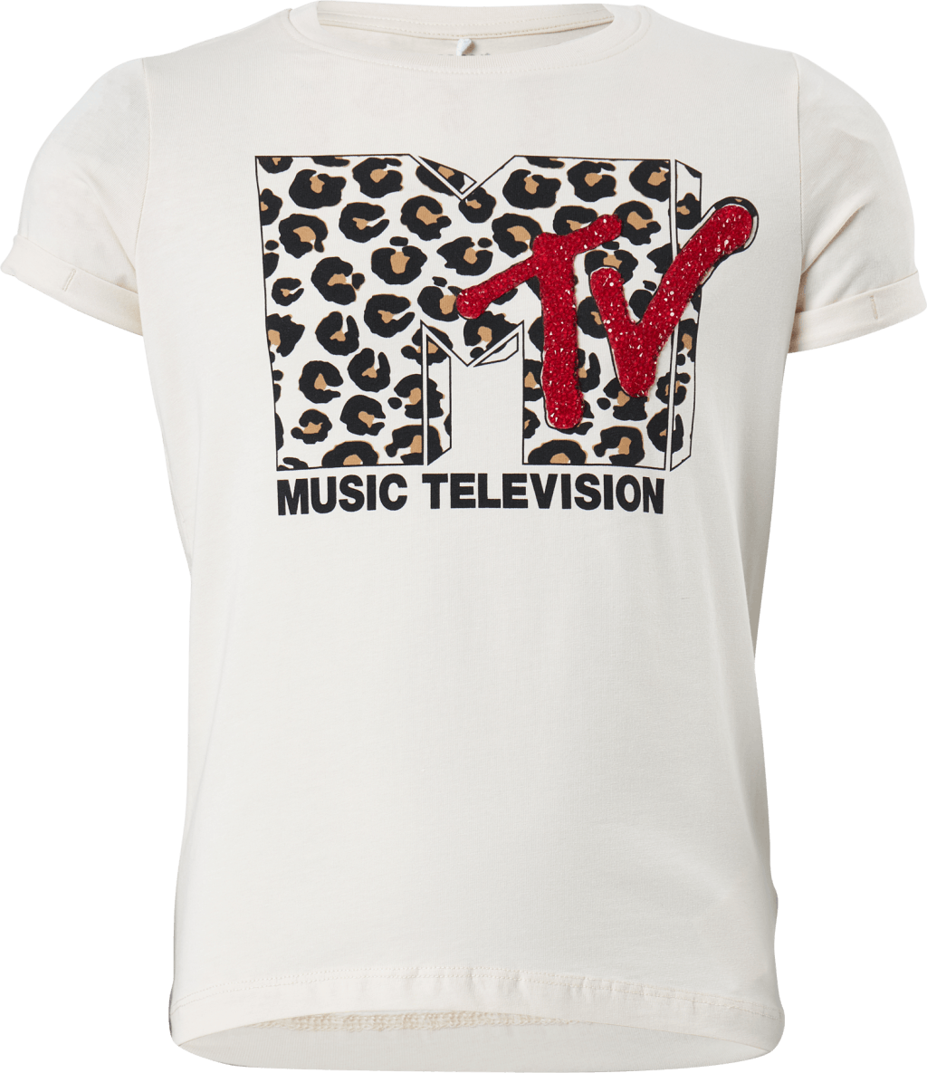 Nkfmtv Arina Ss Top Bfu Whitecap Gray, Unisex, Apparels, T-shirt, White, 116