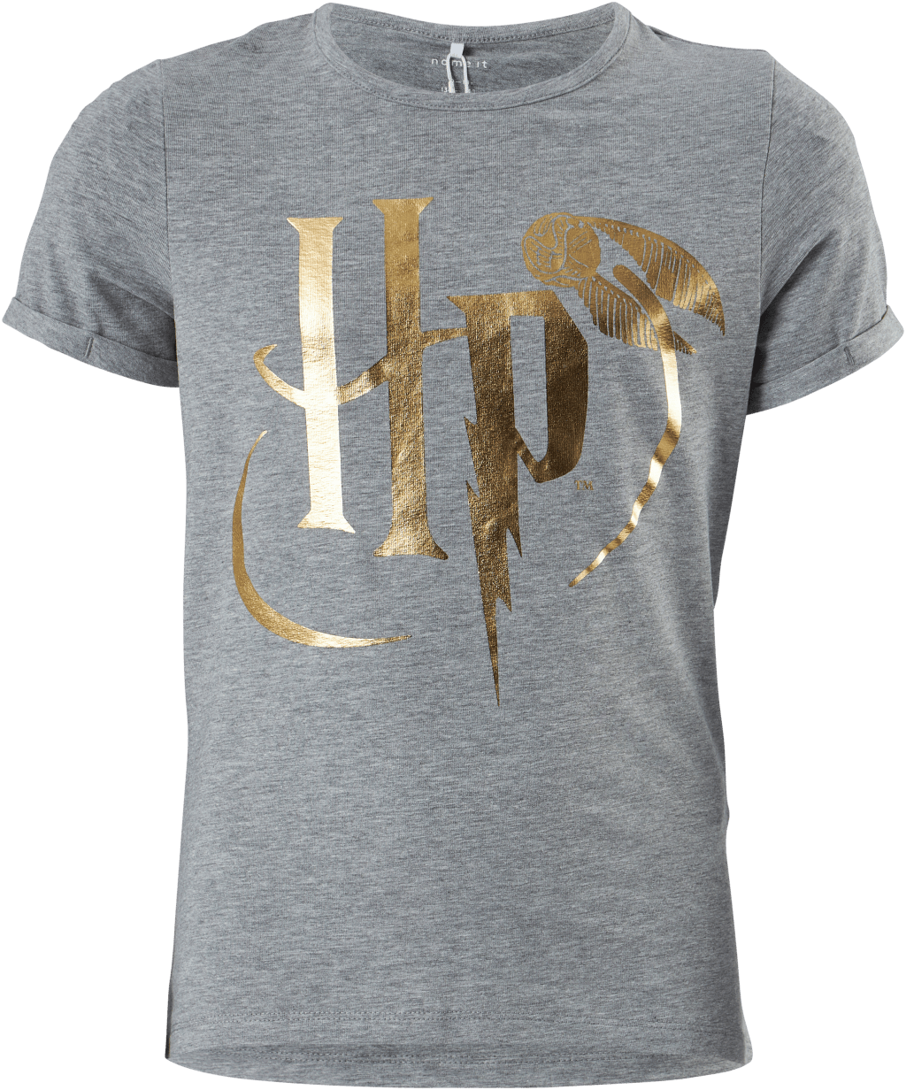 Nkfharrypotter Axa Ss Top Wab Grey Melange