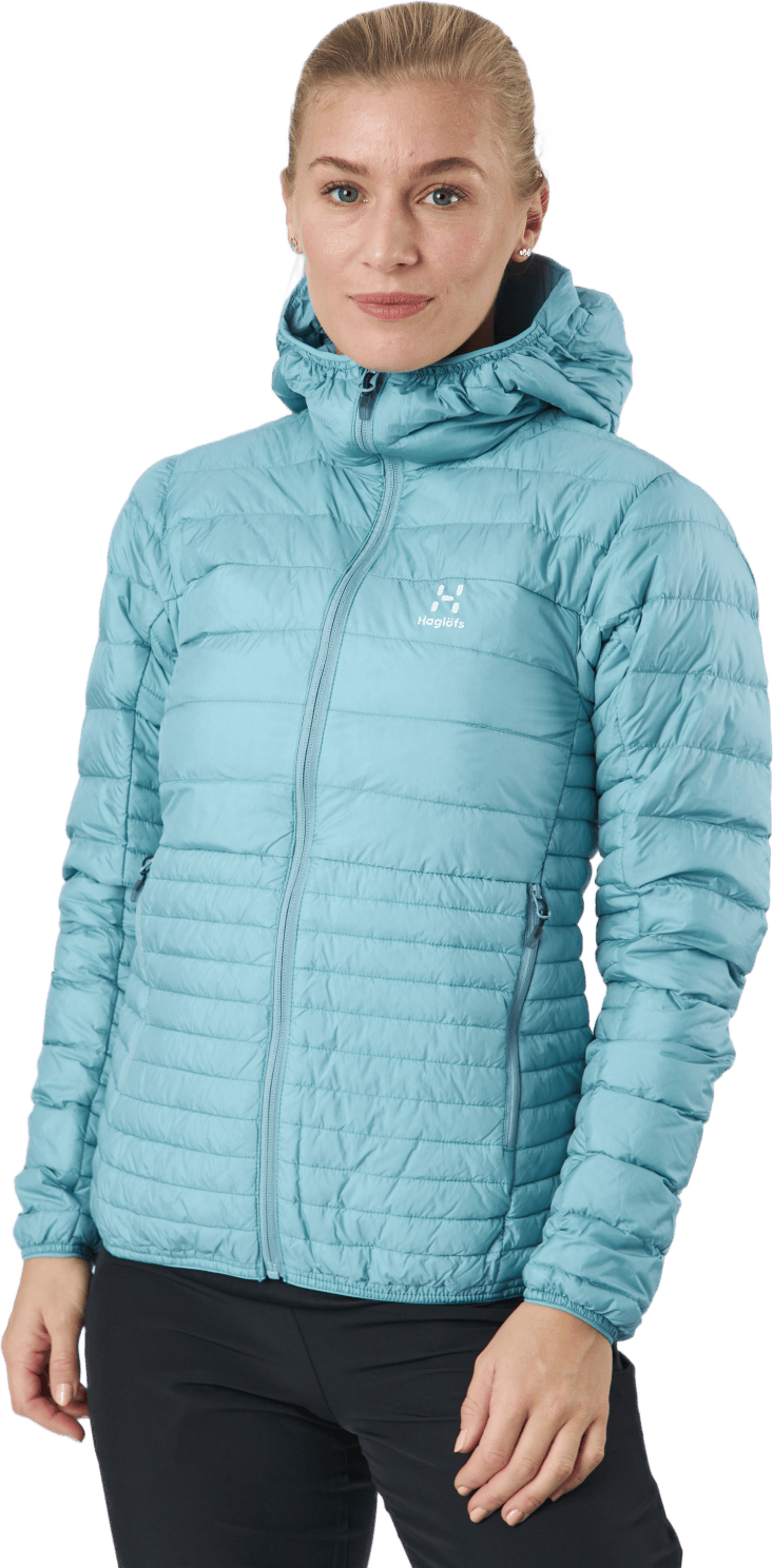 Micro Nordic Down Hood Frost Blue