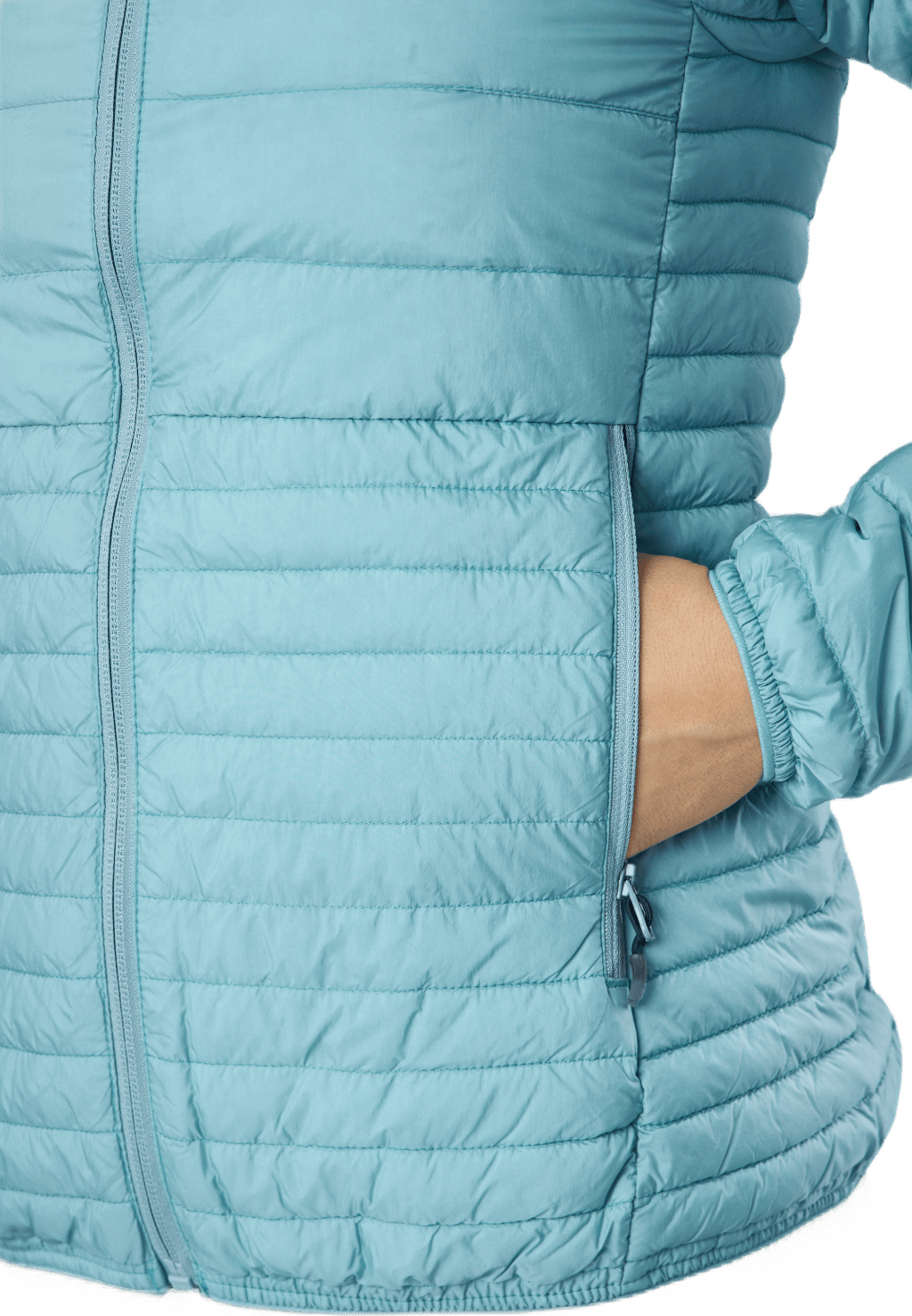 Micro Nordic Down Hood Frost Blue - Bild 5