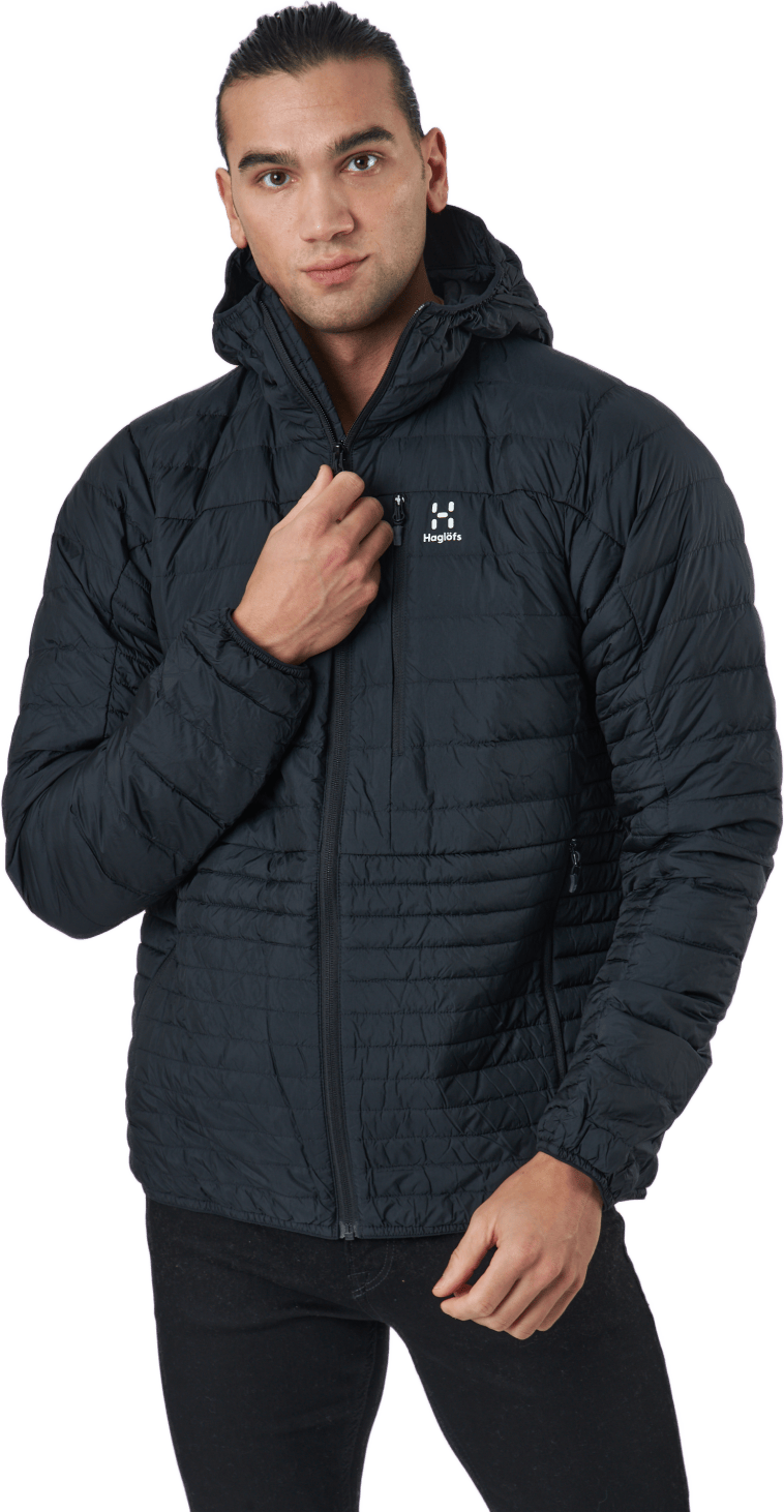 Micro Nordic Down Hood True Black, Male, Apparels, jackets, Black, XL