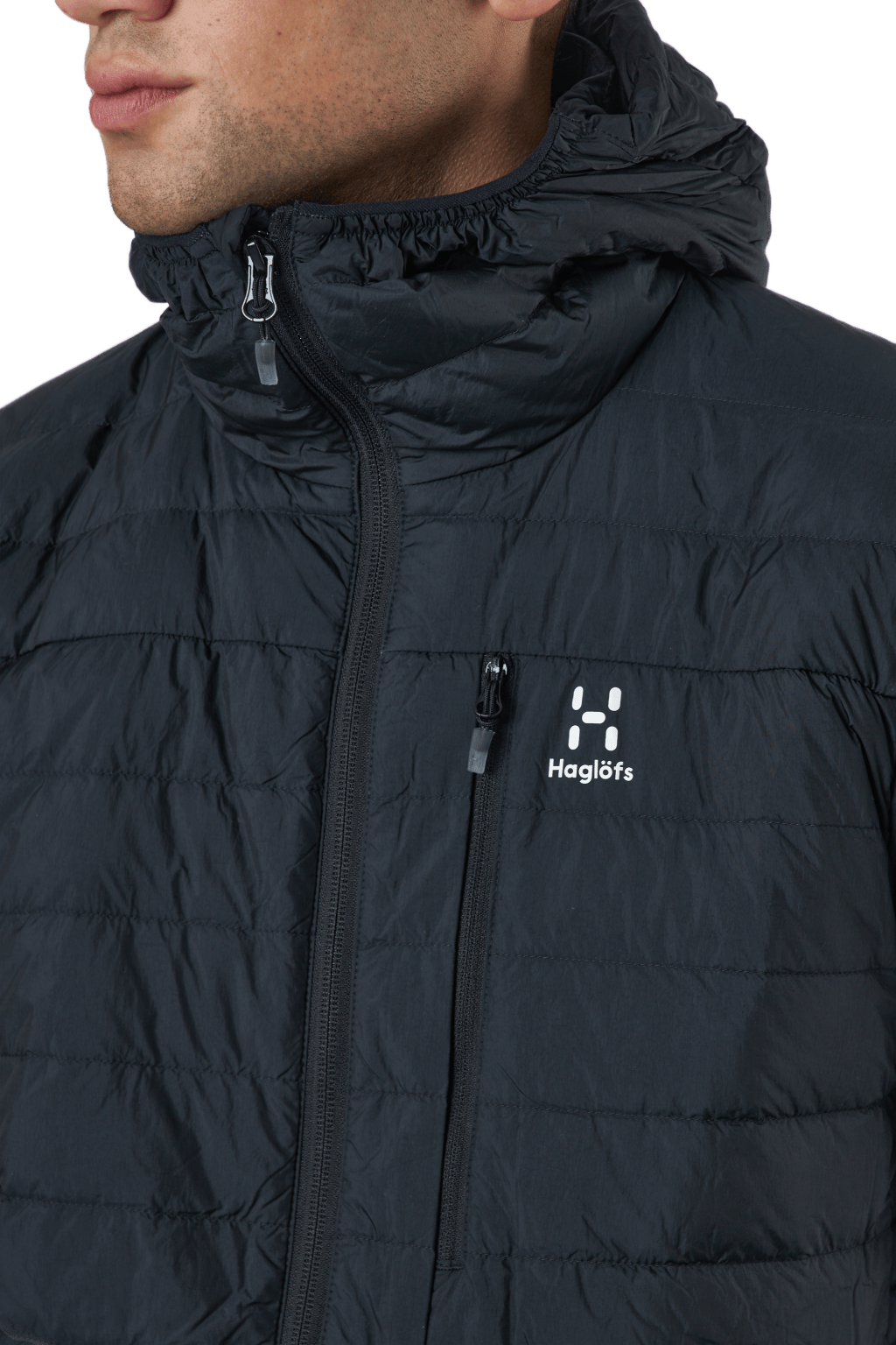 Micro Nordic Down Hood True Black - Bild 4