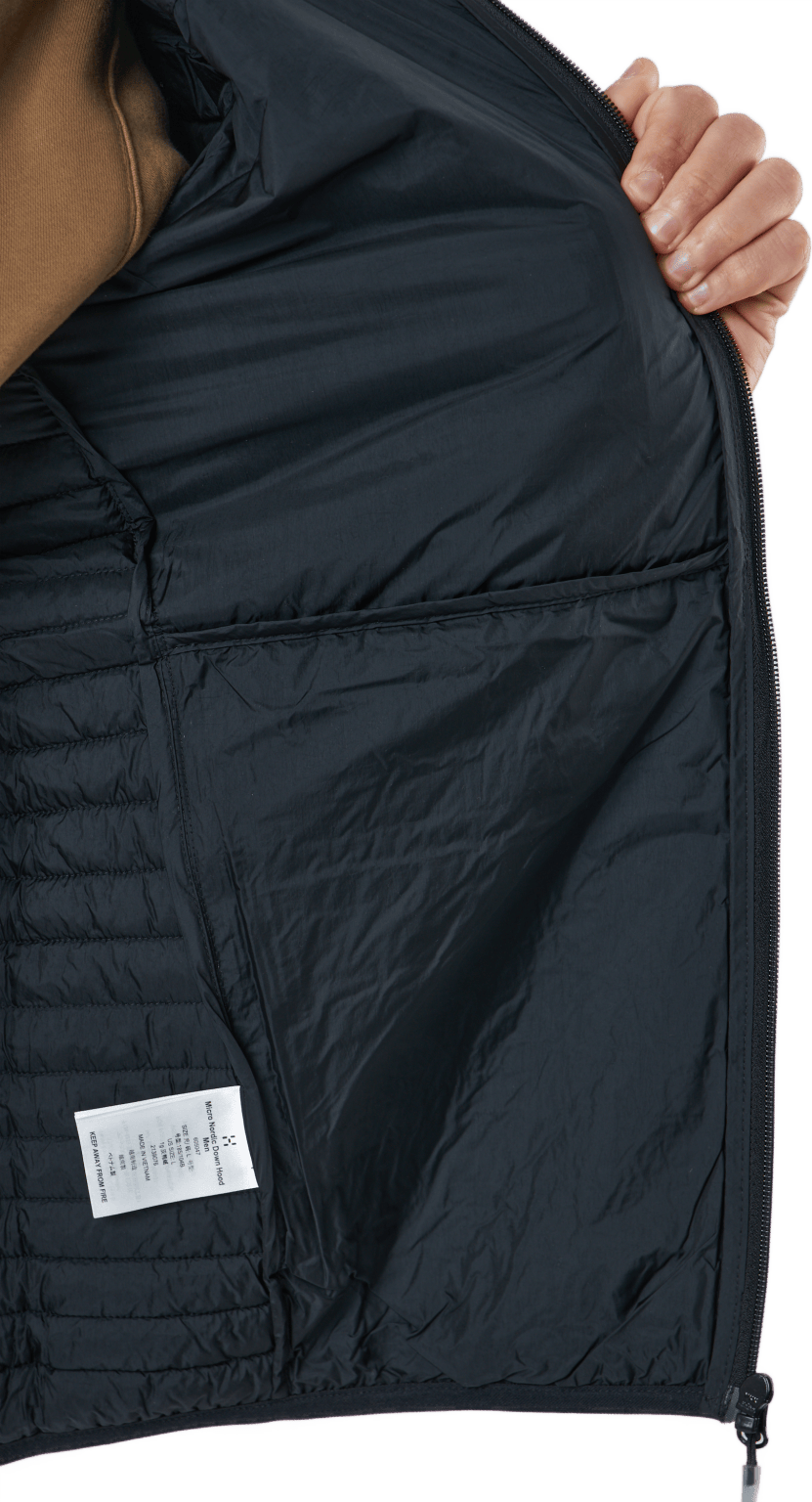 Micro Nordic Down Hood True Black - Bild 6