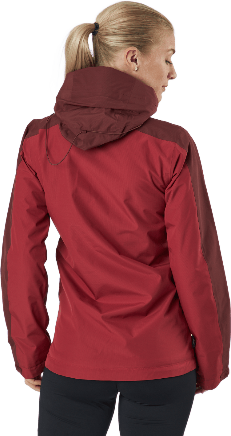 Mila Rain Jacket Maroon Red/brick Red - Bild 3