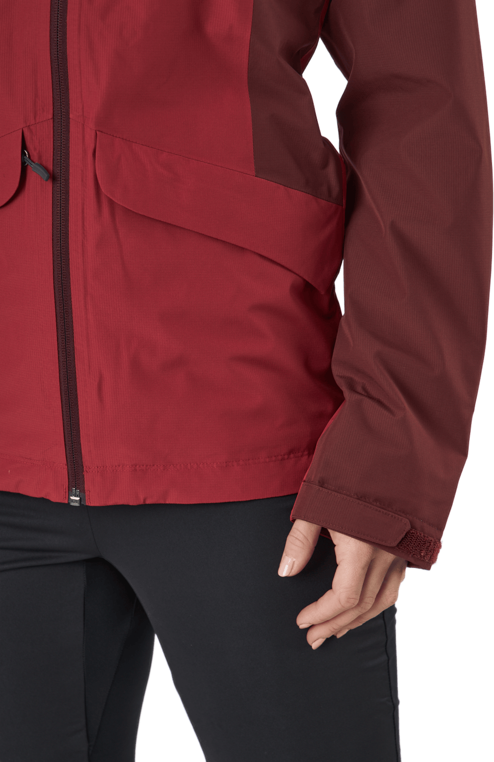 Mila Rain Jacket Maroon Red/brick Red - Bild 5