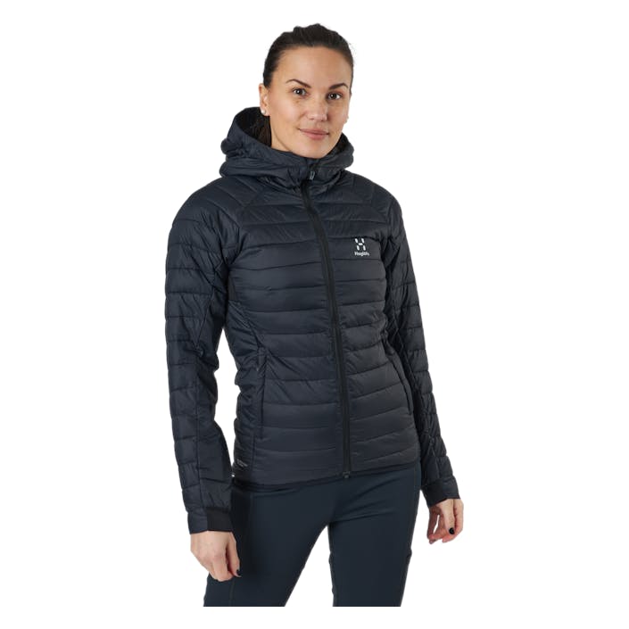 Spire Mimic Hood True Black, Female, Apparels, jackets, Black, XL