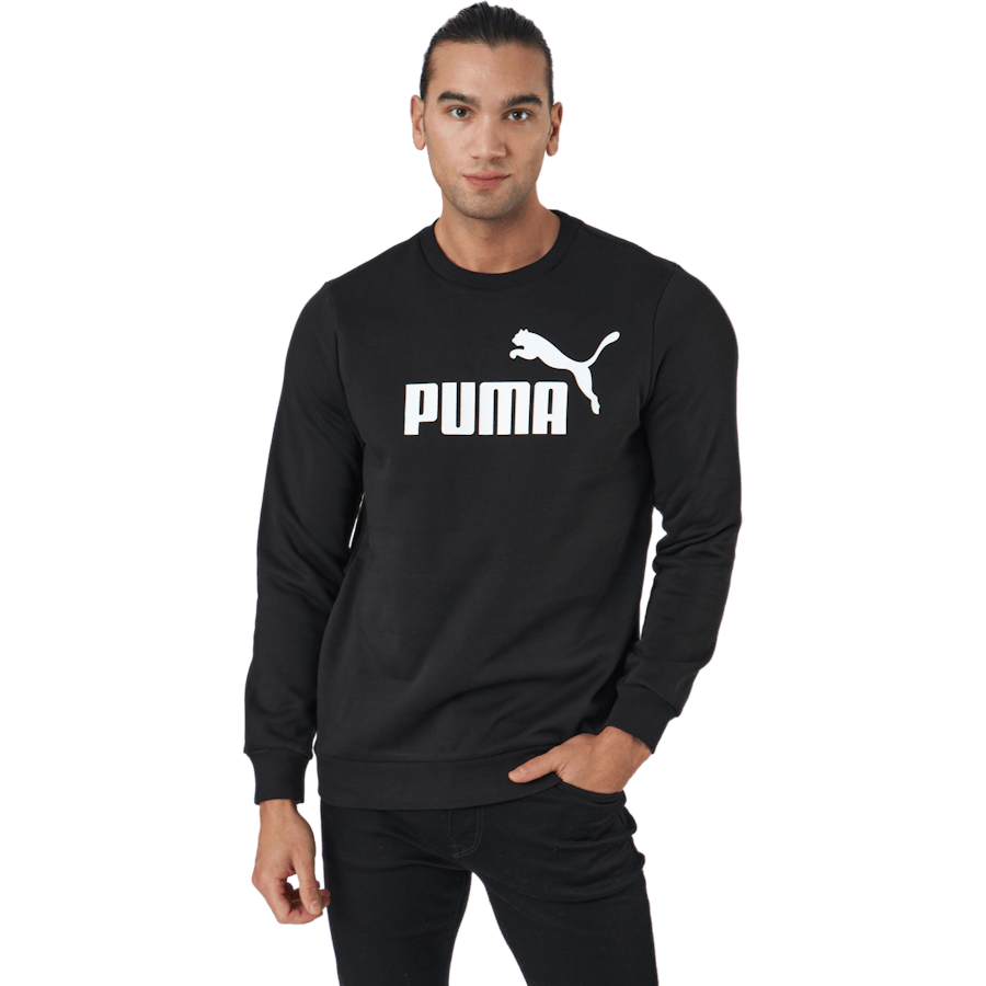 Ess Big Logo Crew Fl Puma Black
