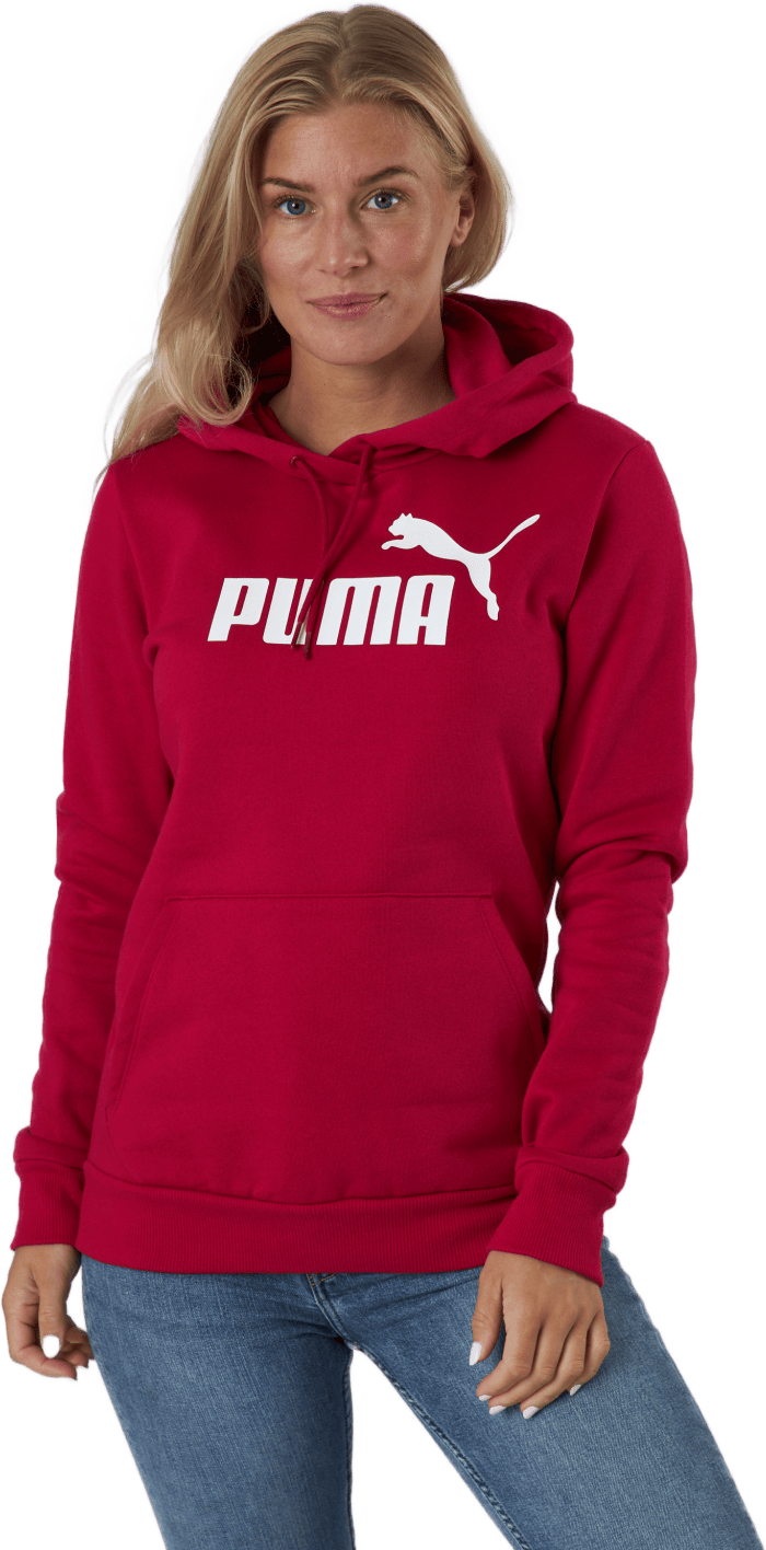 Ess Logo Hoodie Fl (s) Persian Red