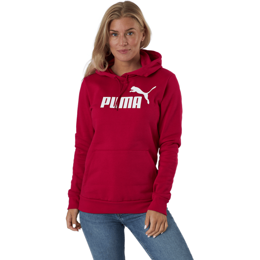 Ess Logo Hoodie Fl (s) Persian Red