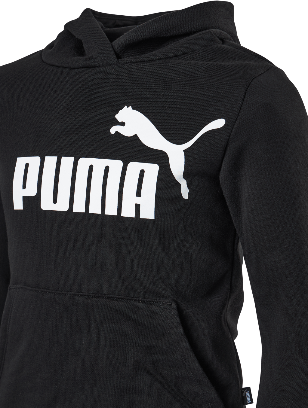 Ess Logo Hoodie Fl G Puma Black - Bild 4