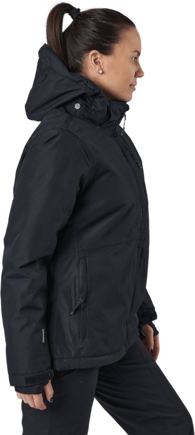 Gigi W Ski Jacket W-pro 10000 Black - Bild 2