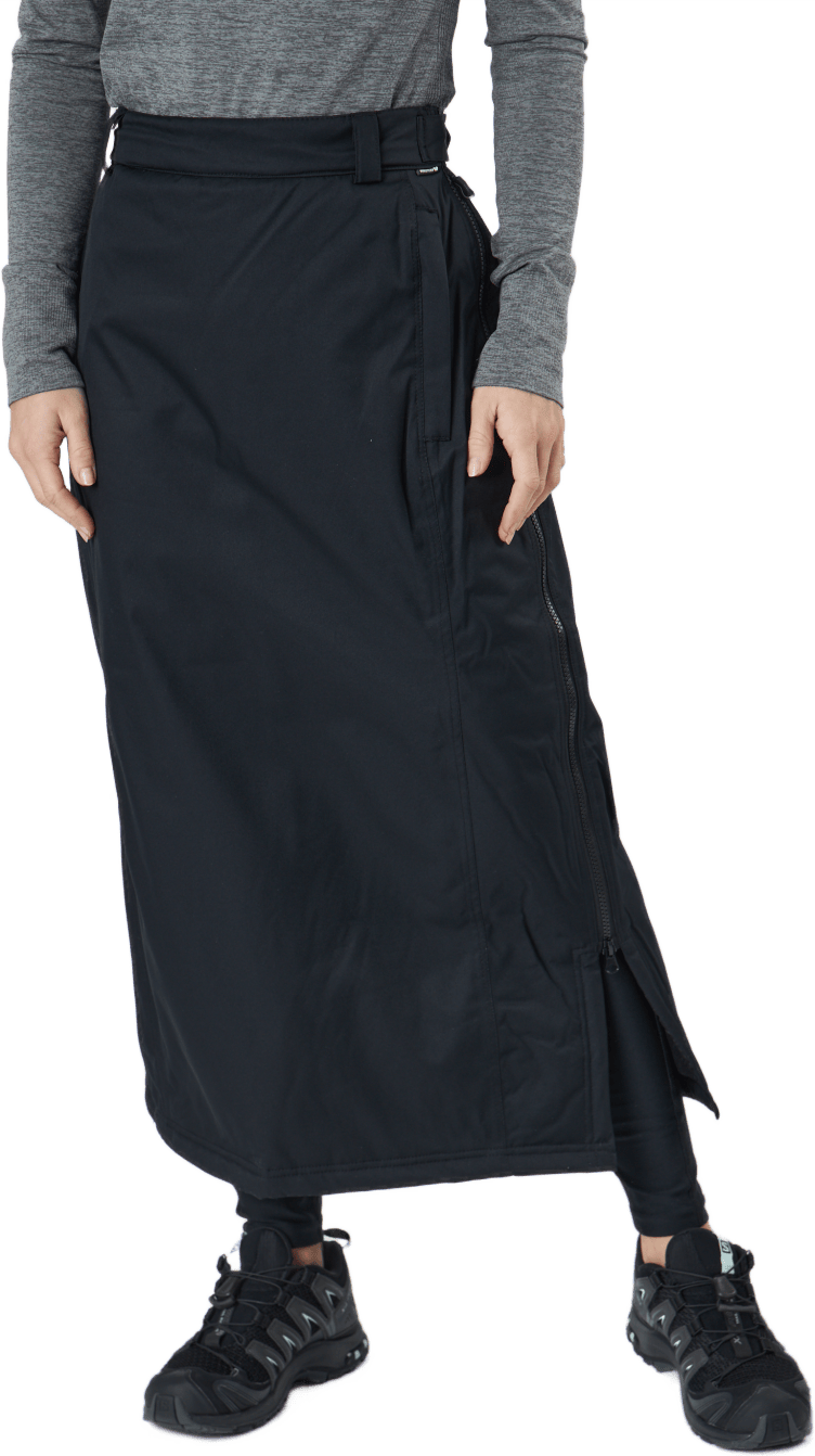 Franny W Insulated Skirt Black, Female, Kläder, kjolar och klänningar, Svart, 40