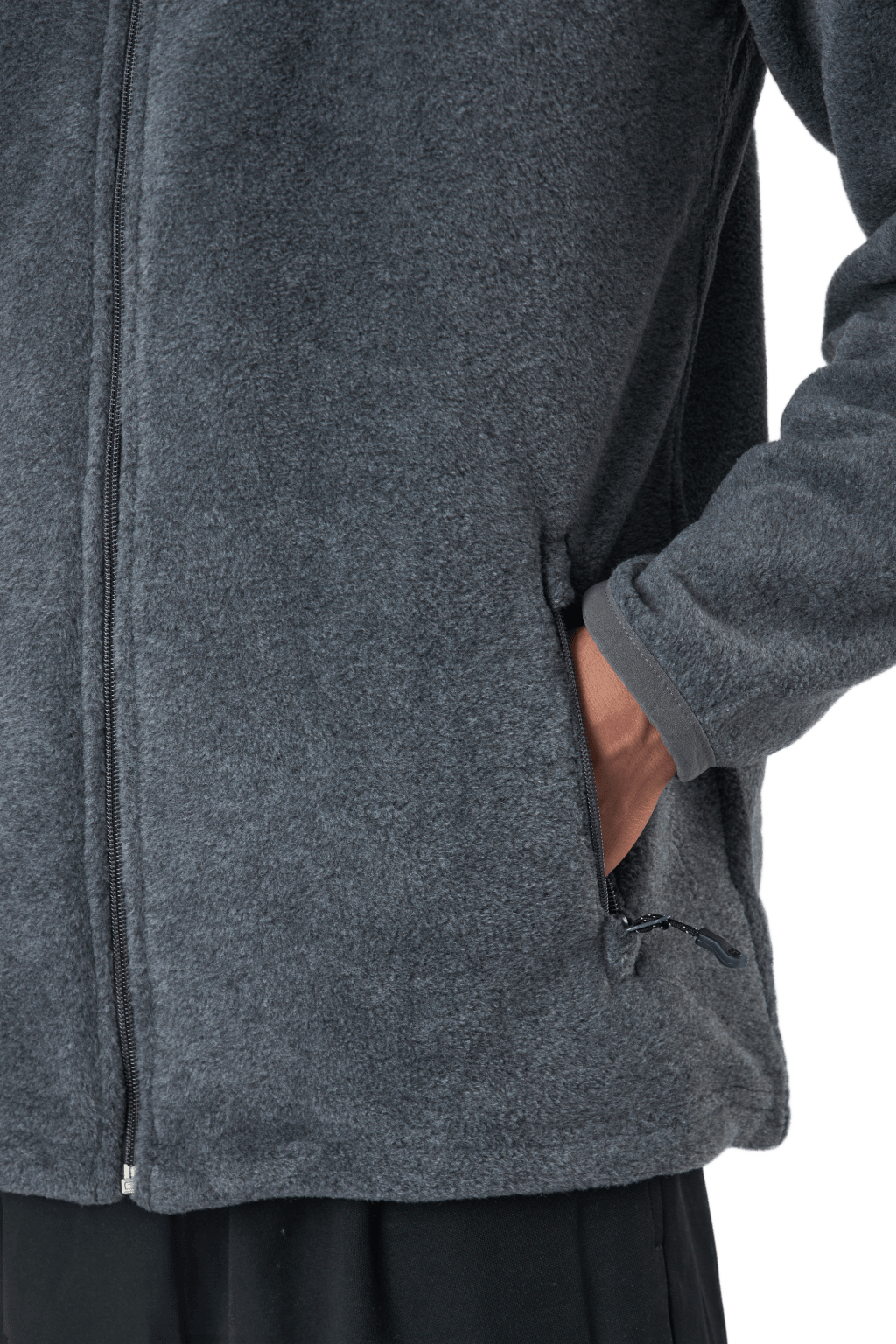 Cocoon M Fleece Jacket Dark Grey Melange - Bild 5