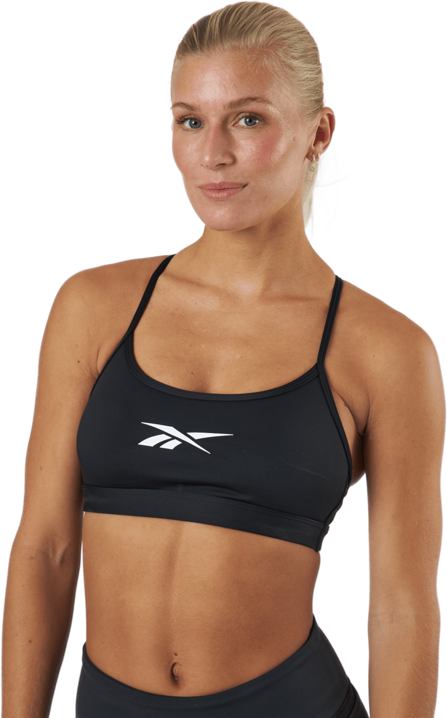 Lux Skinny Strap Bra Black, Female, Apparels, Sports Bras, Running, Black, L