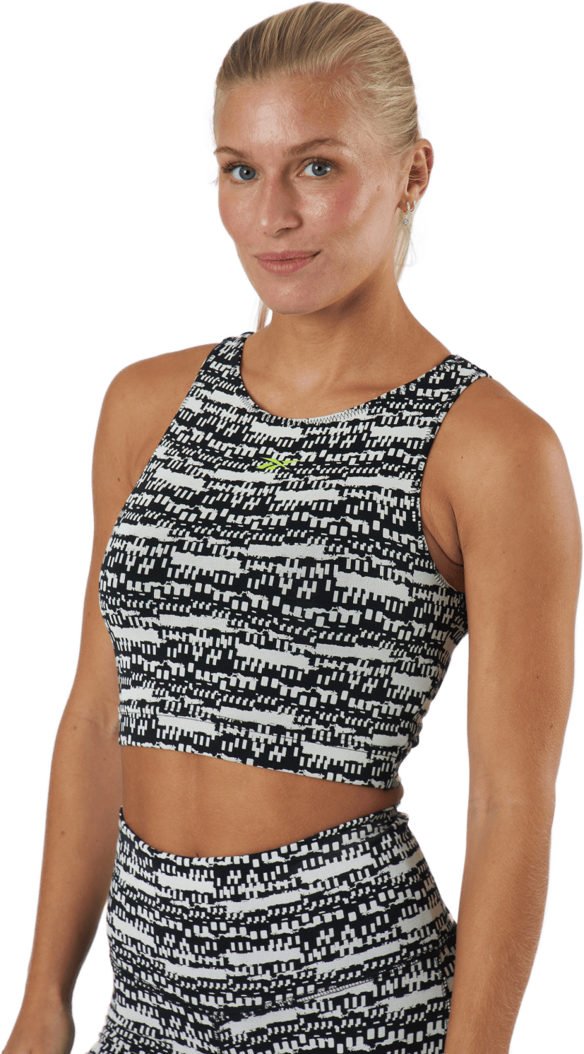 Myt Cotton Crop Tank Black