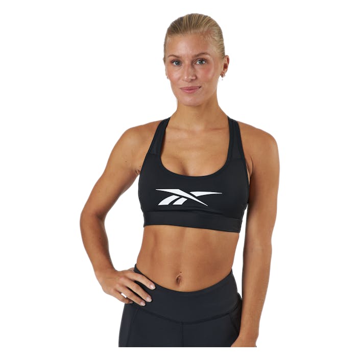 Lux Vector Racer Bra Black, Female, Apparels, Sports Bras, Running, Black, XL