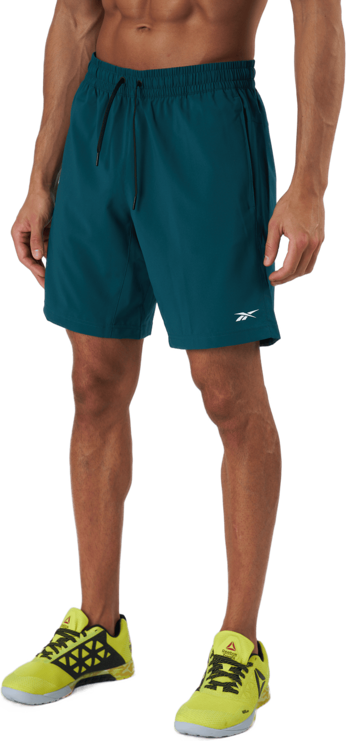 Wor Woven Short Midpin, Male, Kleding, Korte broek, Training, Turkoois, L