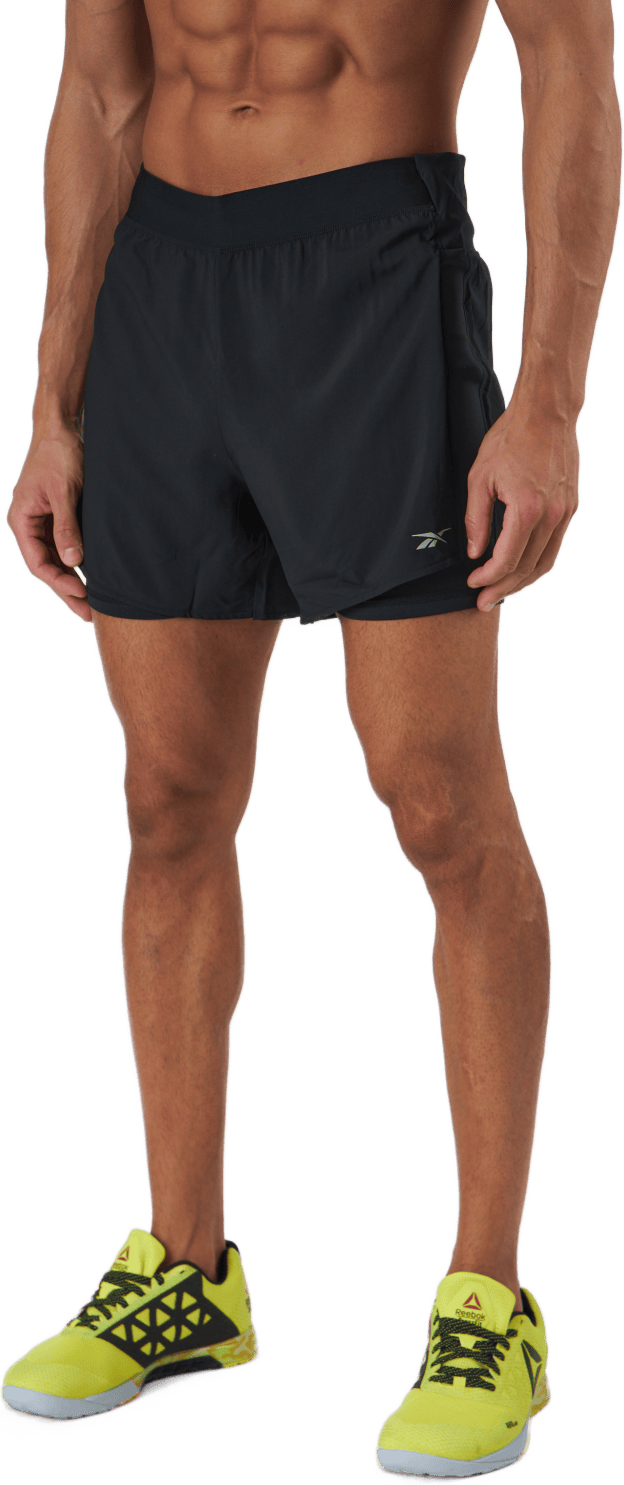 Tsr Epic 2-in-1 Short Black, Male, Kläder, Shorts, Löpning, Svart, L