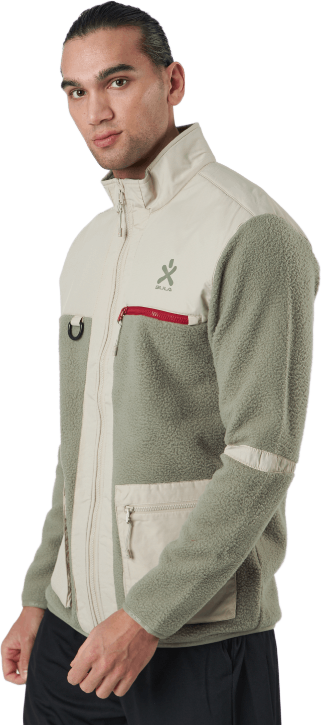 Utility Fleece Jacket Sage, Male, Apparels, jackets, Alpine sports, Grey, S