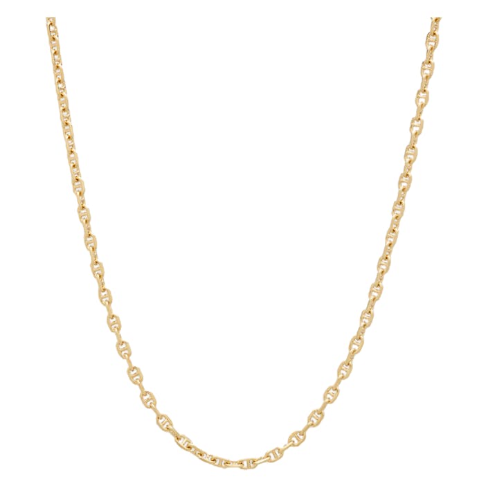 Cable Chain Gold  925 Sterling Silver / 9k Gold, Unisex, Equipment, other accessories, Silver, ONESIZE