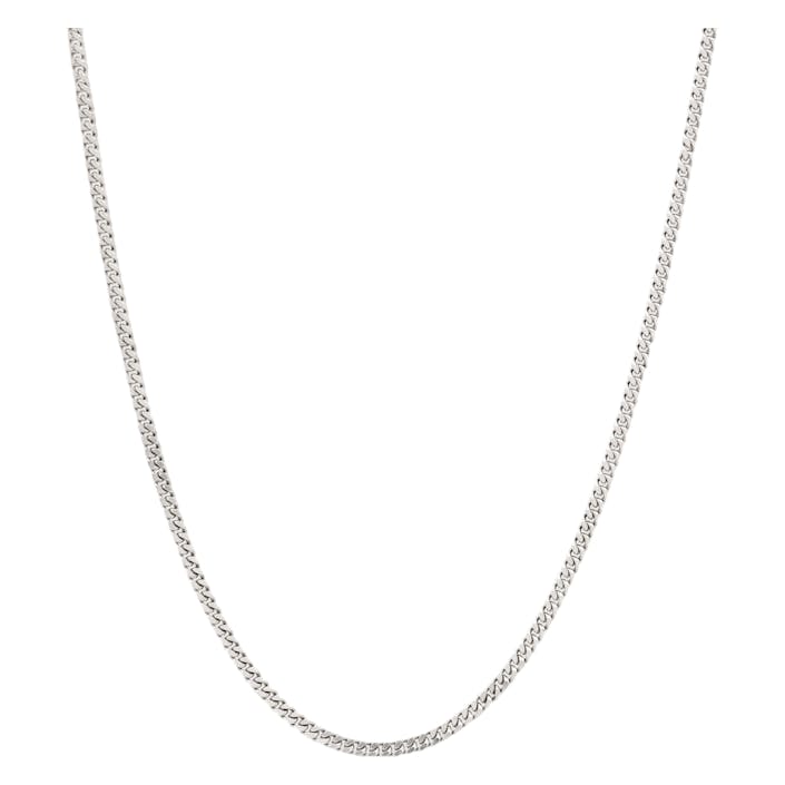 Curb Chain M 925 Sterling Silver 20.5 Inche, Unisex, Equipment, Accessories, Silver, ONESIZE