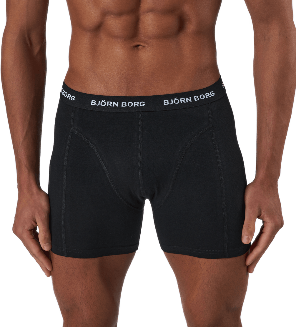 Essential Boxer 5p Multipack 1, Male, Apparels, Underwear, Black, XS