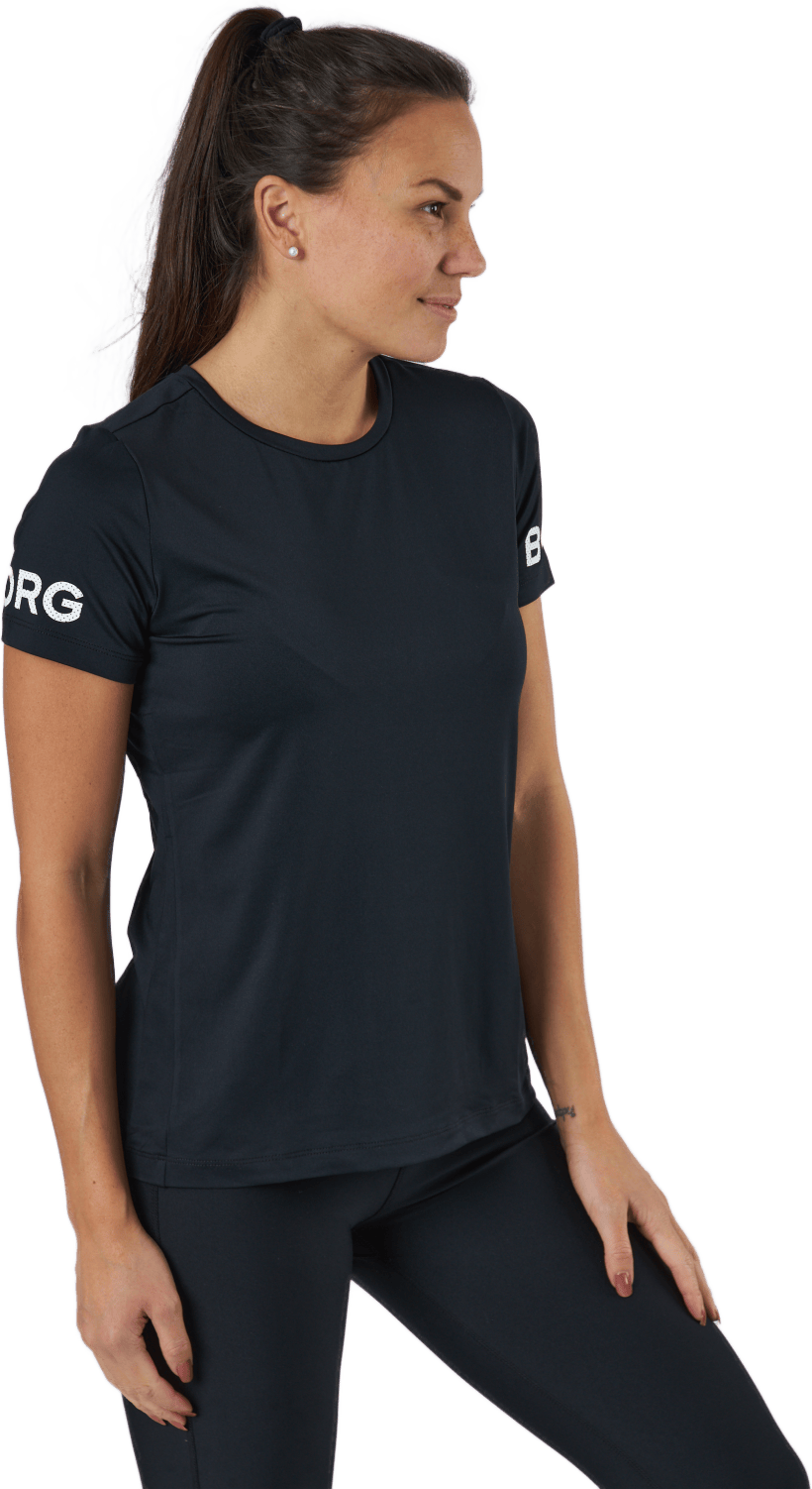 Borg Slim T-shirt Black Beauty - Bild 2