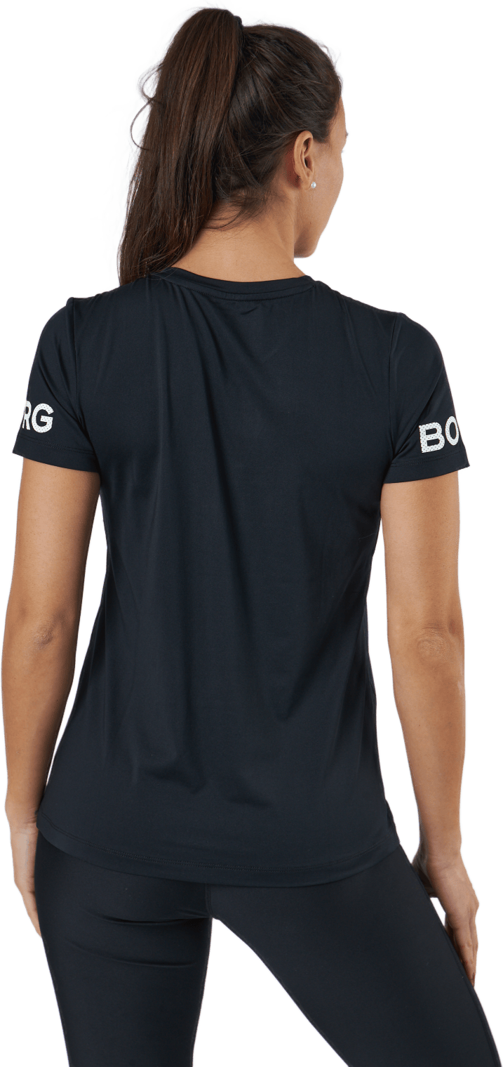 Borg Slim T-shirt Black Beauty - Bild 3