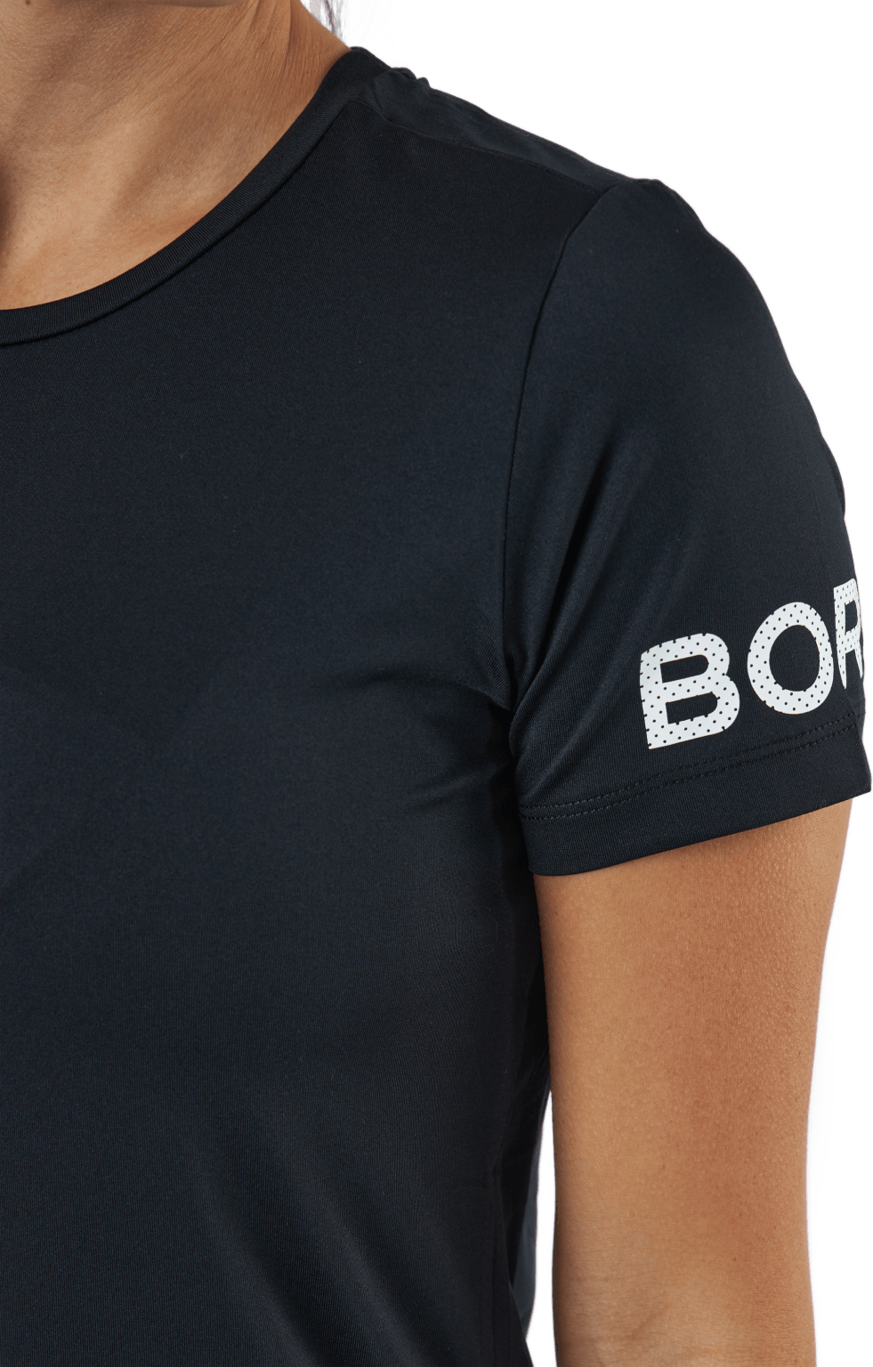 Borg Slim T-shirt Black Beauty - Bild 4