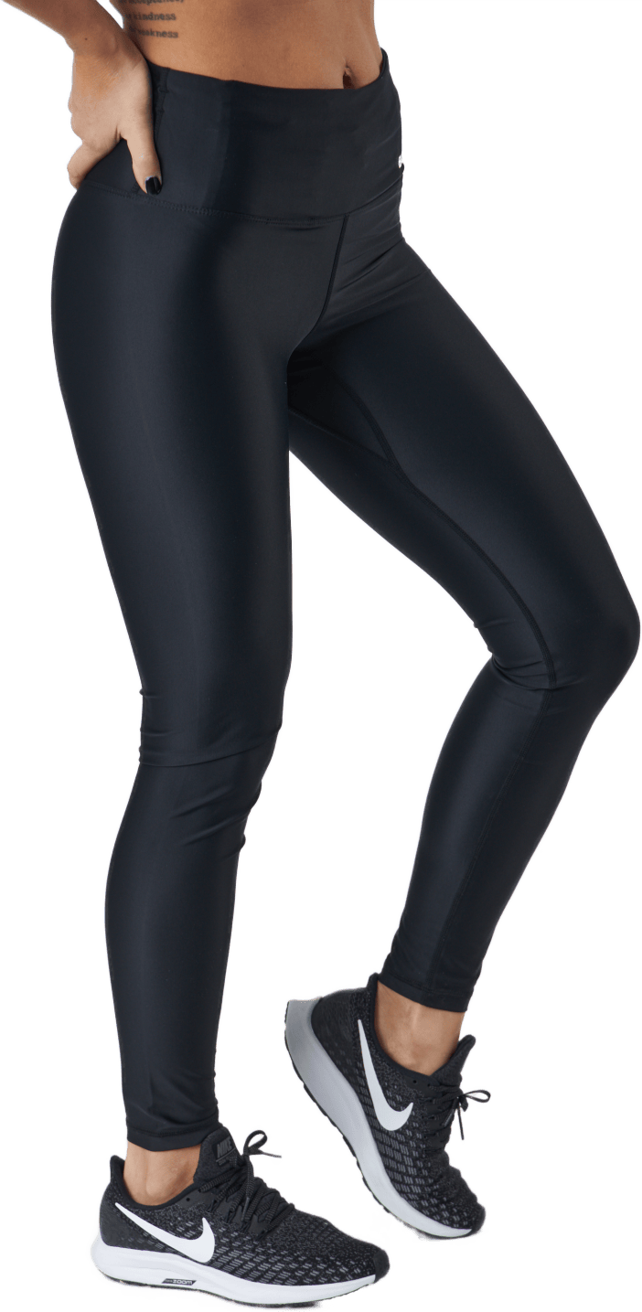 Borg High Waist Solid Tights Black Beauty - Bild 2