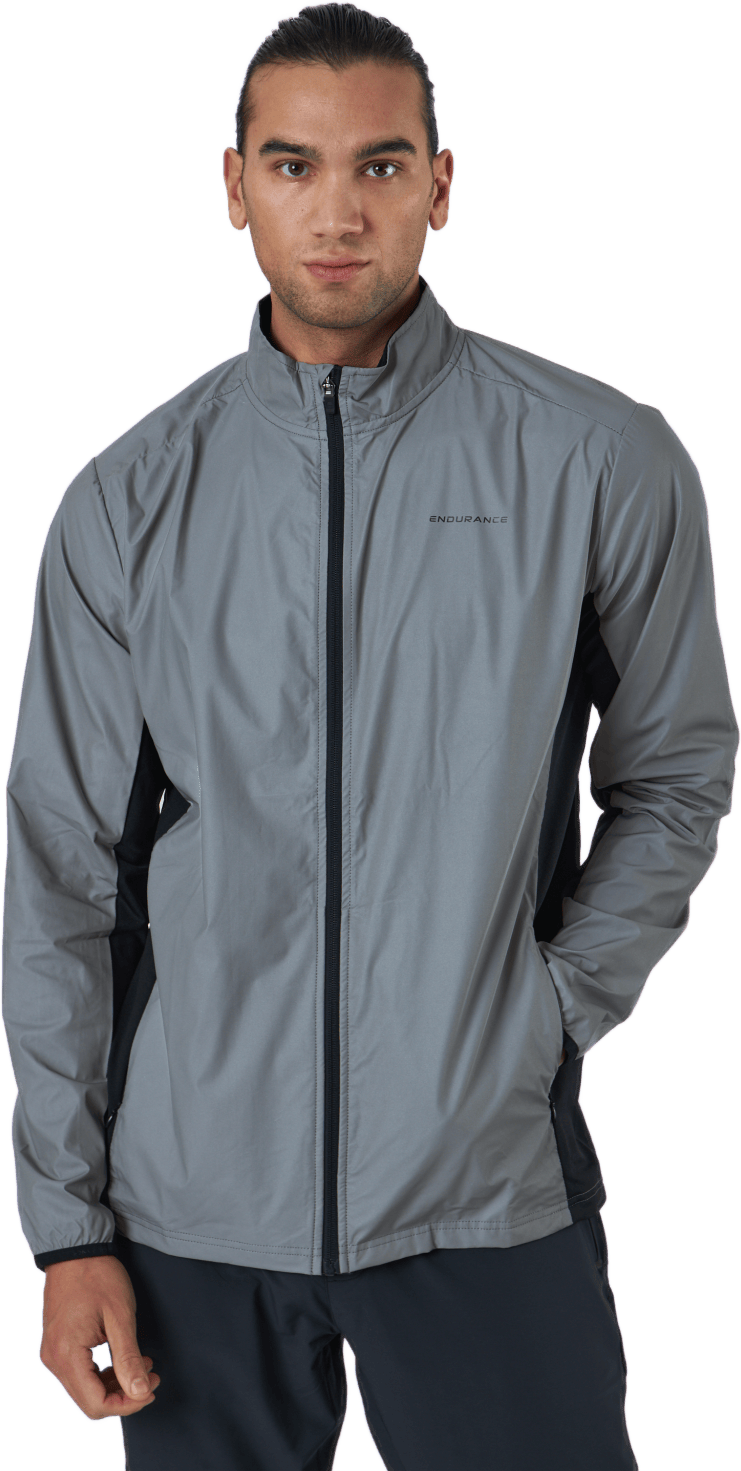 Peelier M Light The Night Jack Reflex, Male, Bekleidung, Jacken, Trainieren, Grau, XL