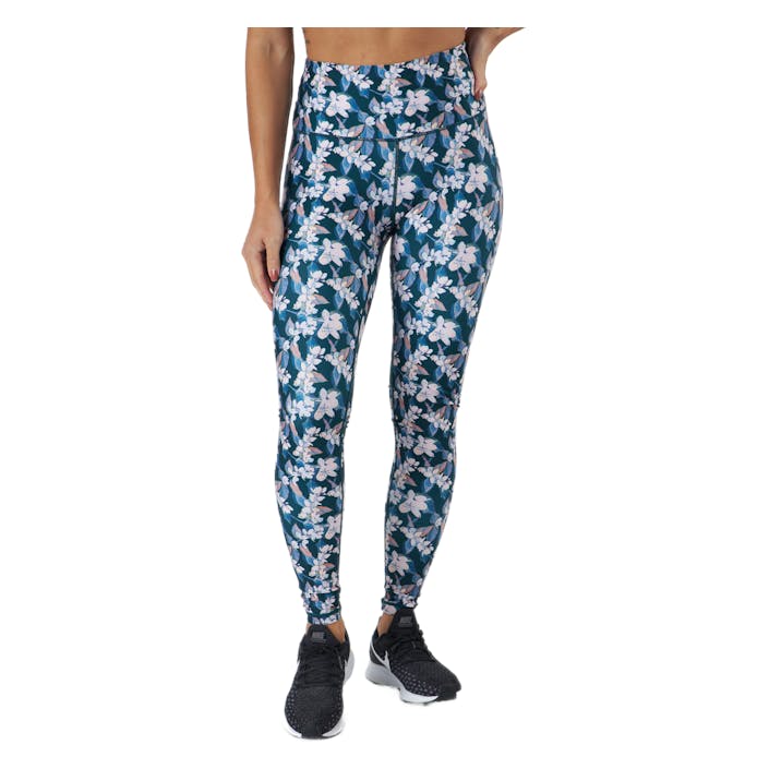 Summer W Print Waist Tights Print, Female, Apparels, Leggings, Running, Multi color, 40