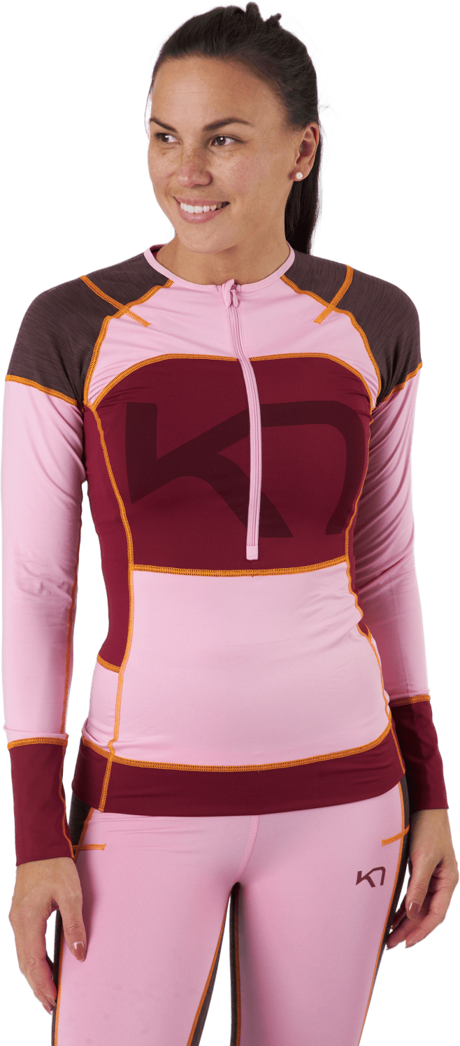 Stil Half-Zip Prism, Female, Apparels, base layers, Alpine sports, Pink, XS