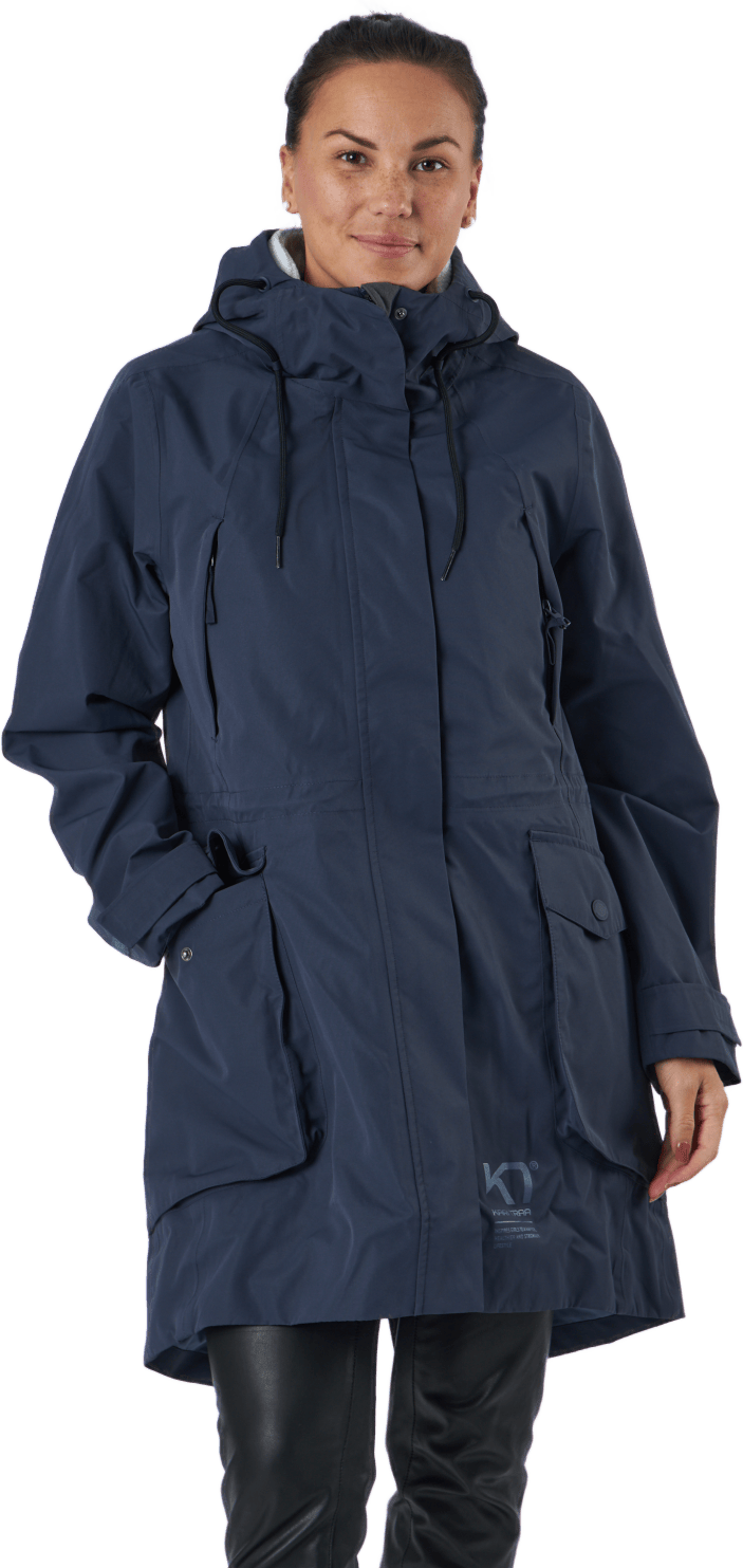 Marie Parka Marin, Female, Odzież, kurtki, Niebieski, L