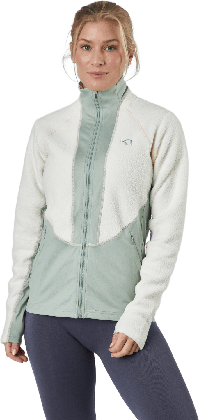 Ragnhild Full Zip Midlayer Nwhite - Bild 2