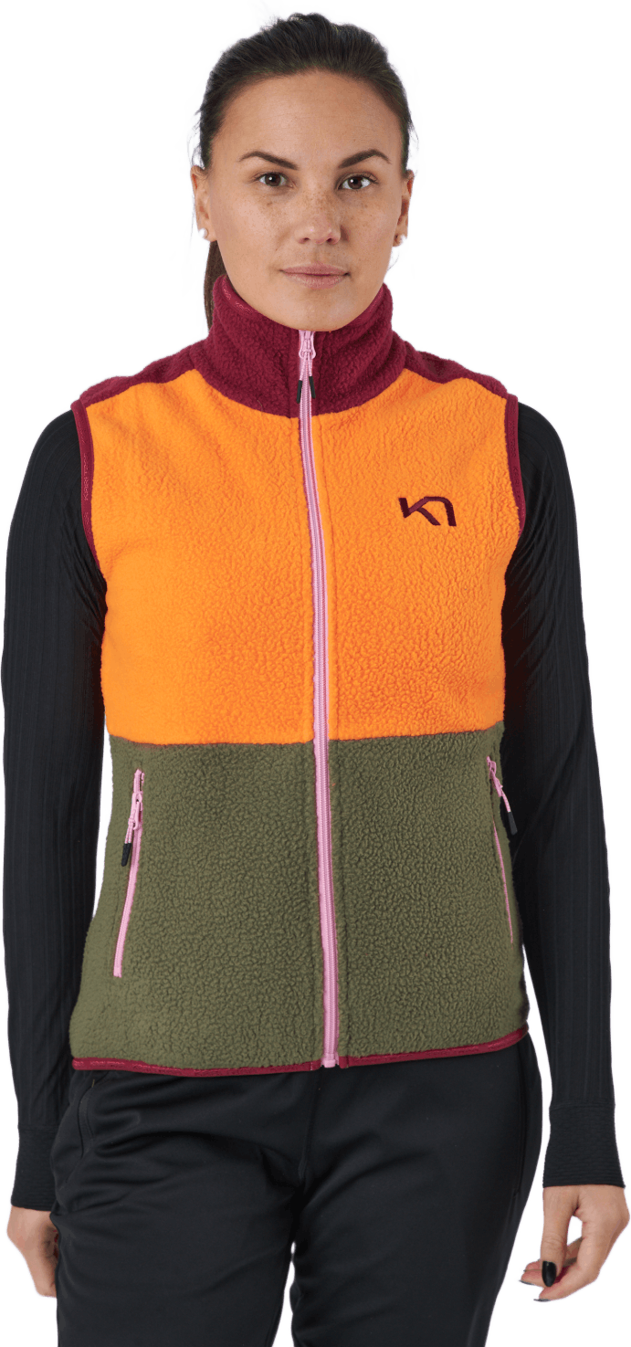 Ane Midlayer Vest Tweed, Female, Apparels, jackets, Multi color, M