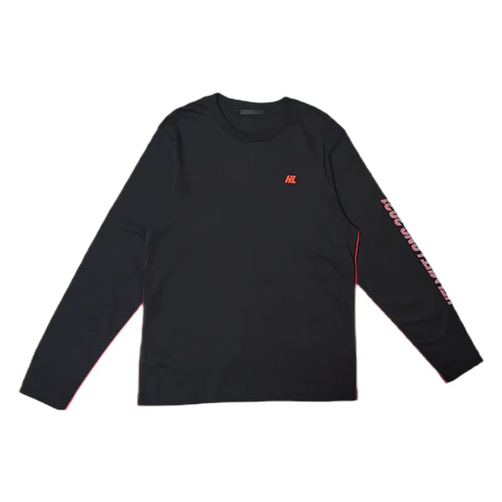 Piping Long Slv.inte Black, Male, Abbigliamento, Tops, Nero, XL
