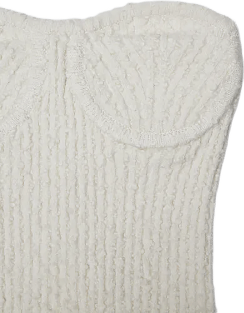 Rib Bustier.slubbed Muslin - Bild 2