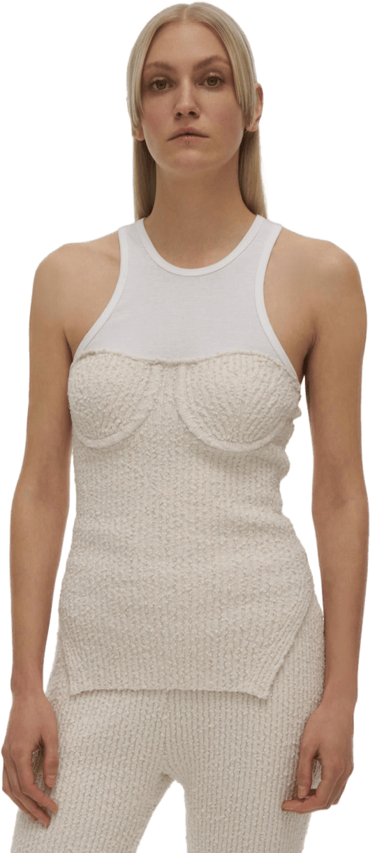 Rib Bustier.slubbed Muslin - Bild 5