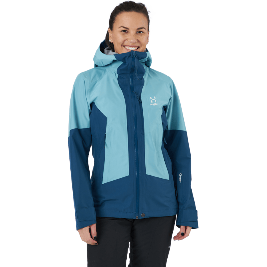 Lumi Jacket Women Dark Ocean/frost Blue