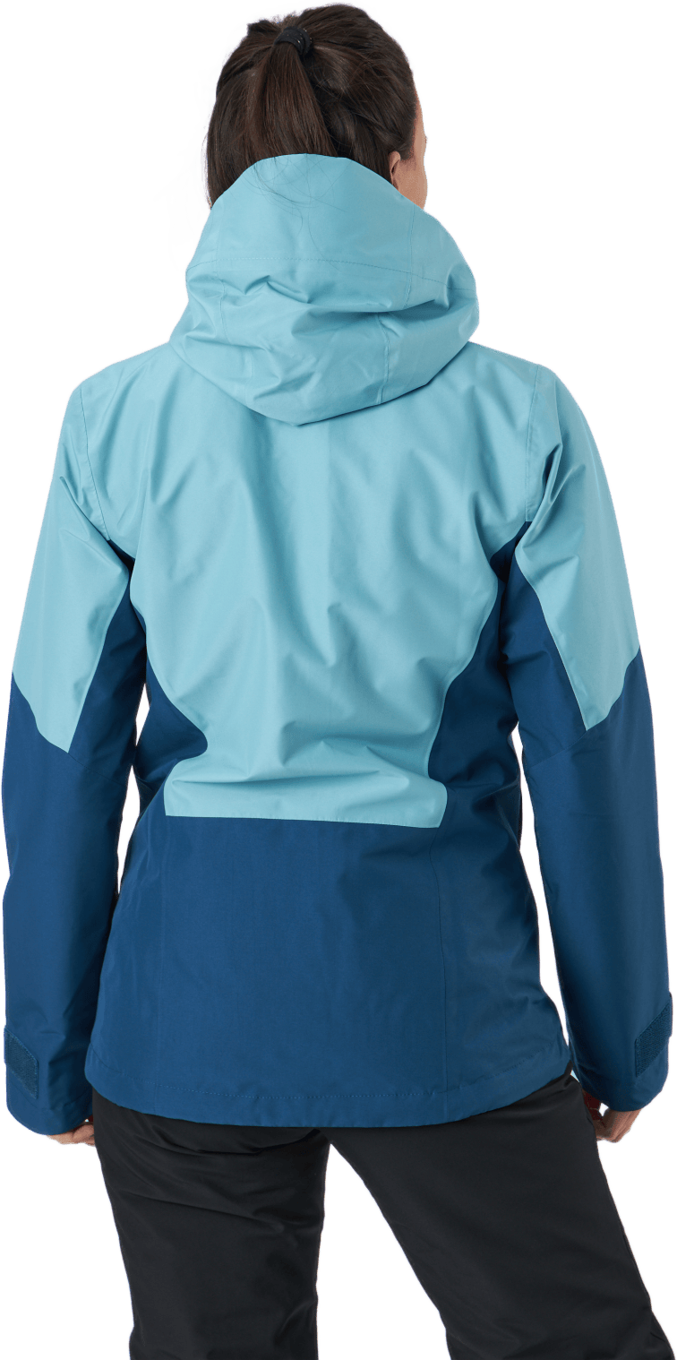 Lumi Jacket Women Dark Ocean/frost Blue - Bild 3